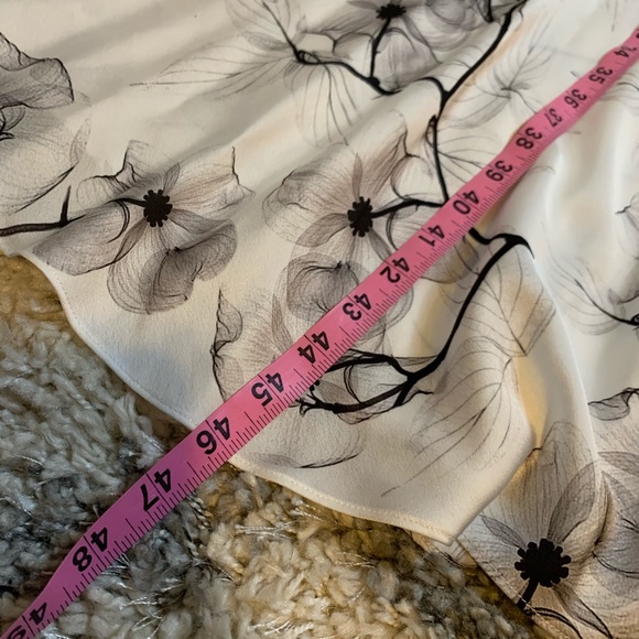 NWT ELIE TAHARI Niki Floral Midi Dress Fresh Pearl - Picture 15 of 16